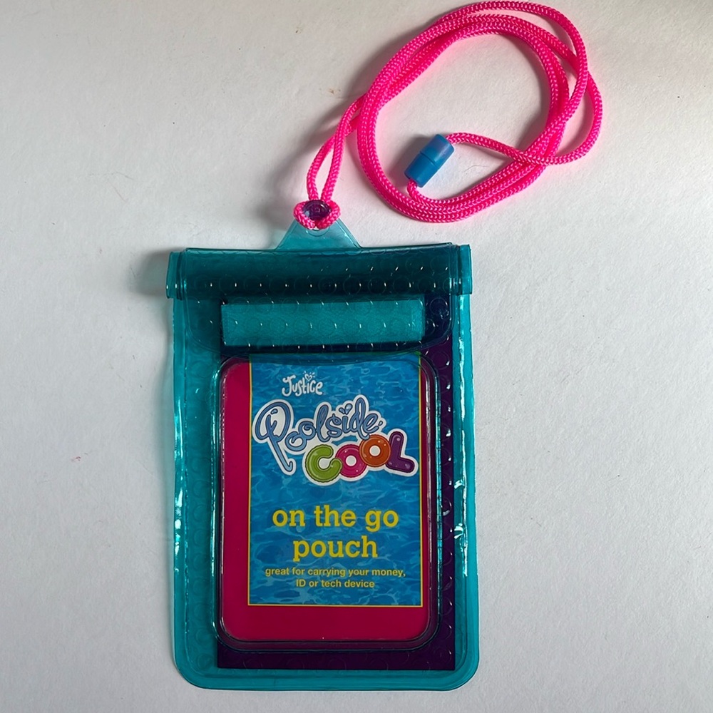 JUSTICE Blue Poolside Pouch